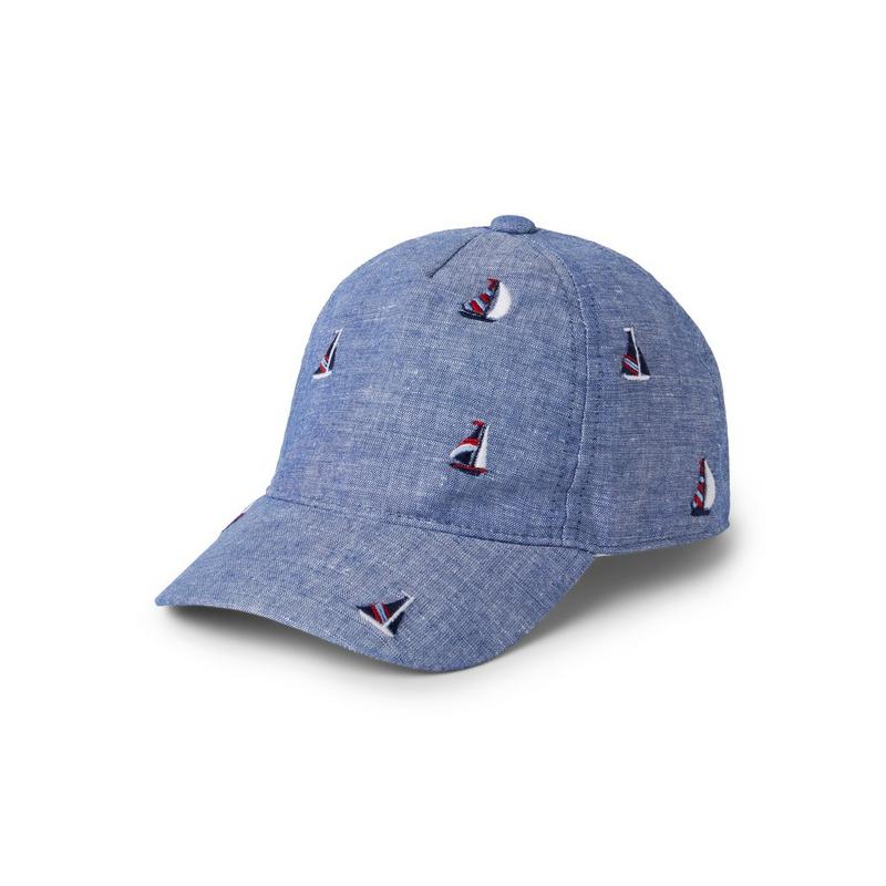 Embroidered Sailboat Cap - Janie And Jack